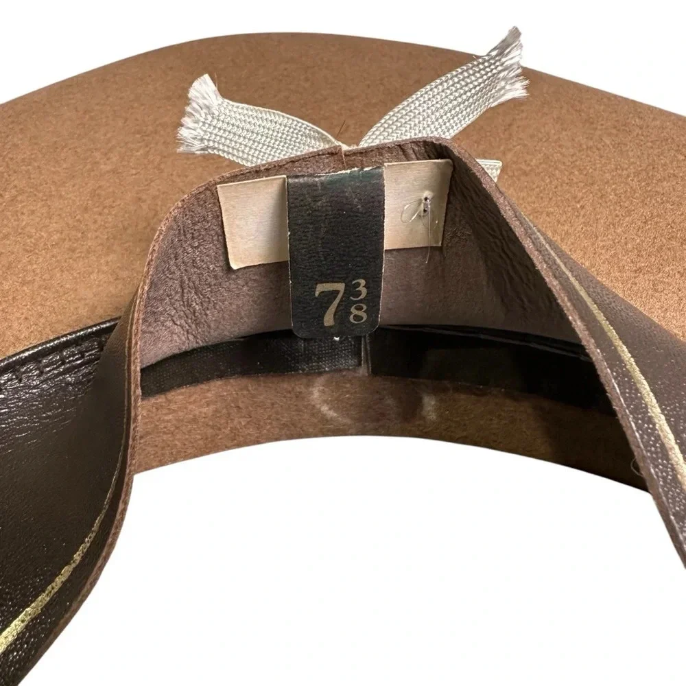 Vintage Stetson 7 3/8 5X Brown Cowboy Hat - Picture 10 of 16